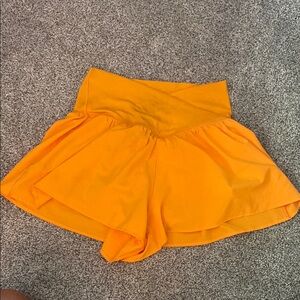 Aerie High Waist Orange Shorts